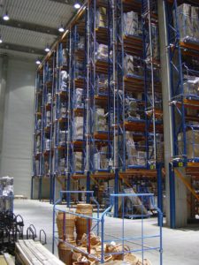 regały paletowe na gotowe wyroby dla branży meblarskiej