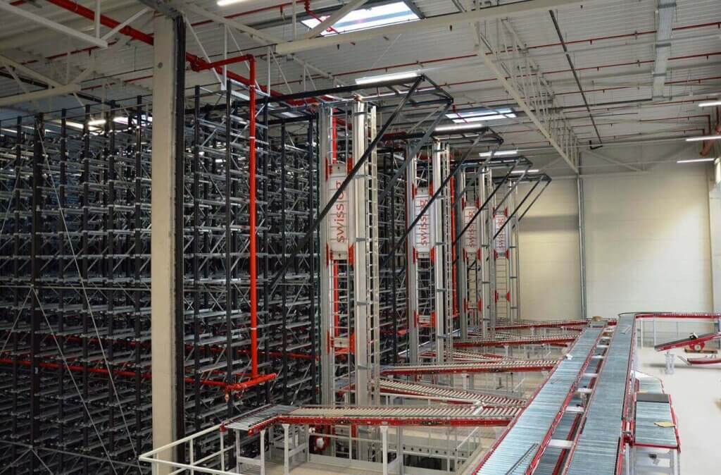 Strefa kontroli jakości na antresoli firmy Nedcon