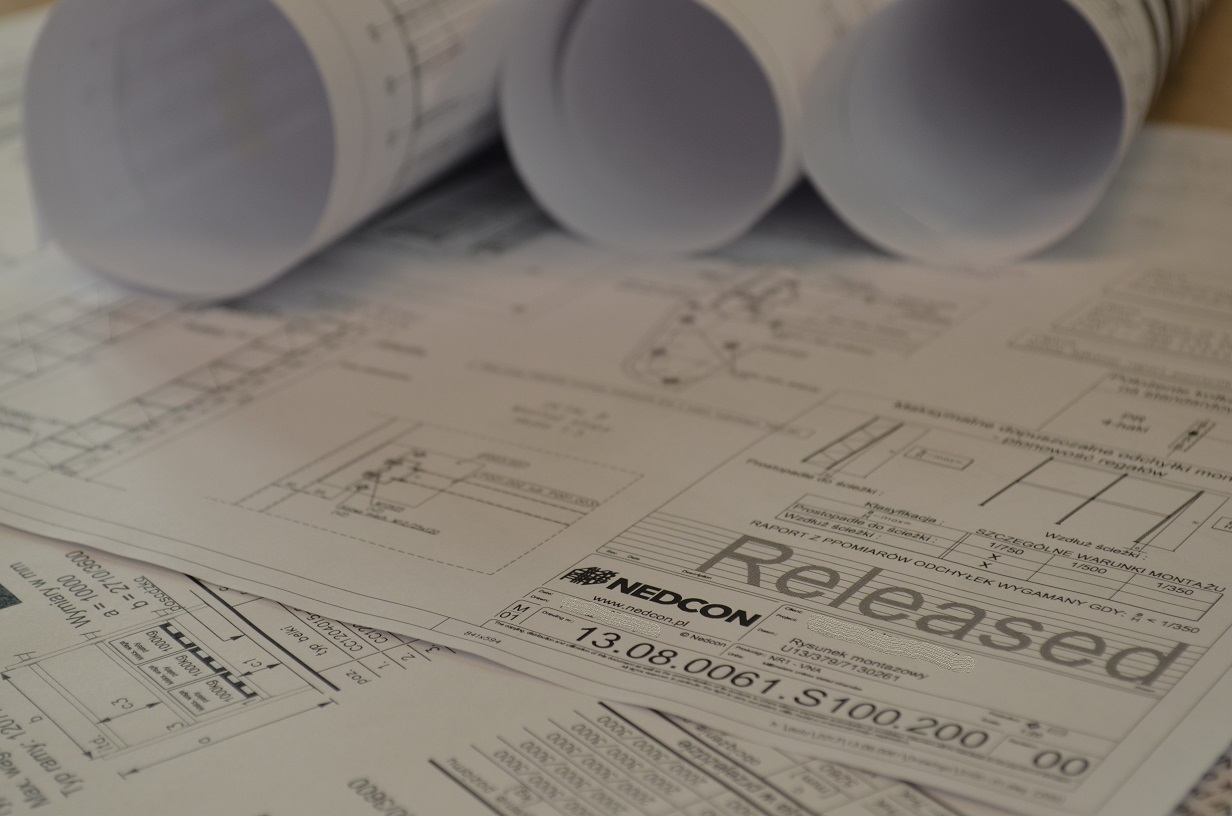 dokumentacja techniczna, projekt wyposażenia magazynu