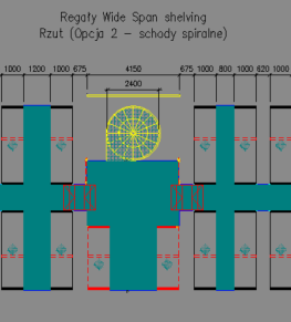 schemat schodów spiralnych 